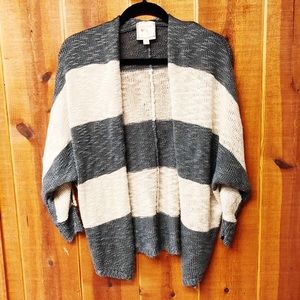 Pink Rose Blue and Cream Parachute Knit Sweater